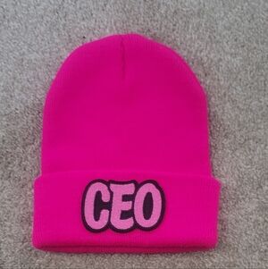 Pink CEO Beanie